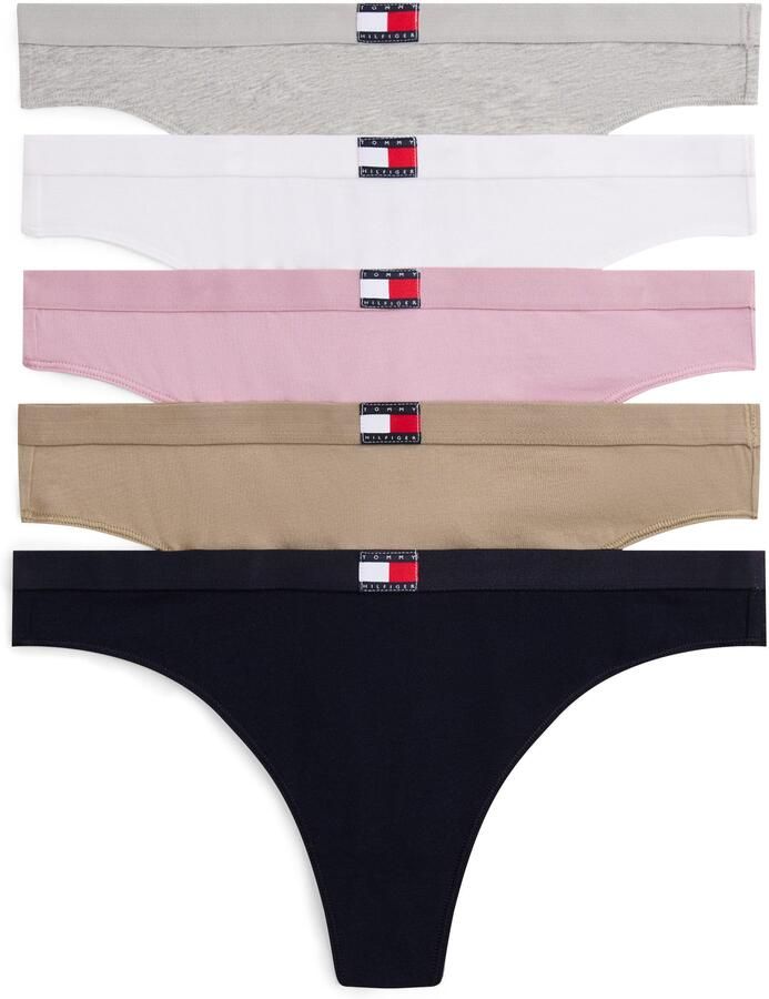 Tommy Hilfiger Underwear Tanga 5 PACK FLAG THONG (set 5 stuks 5er) - Foto 6