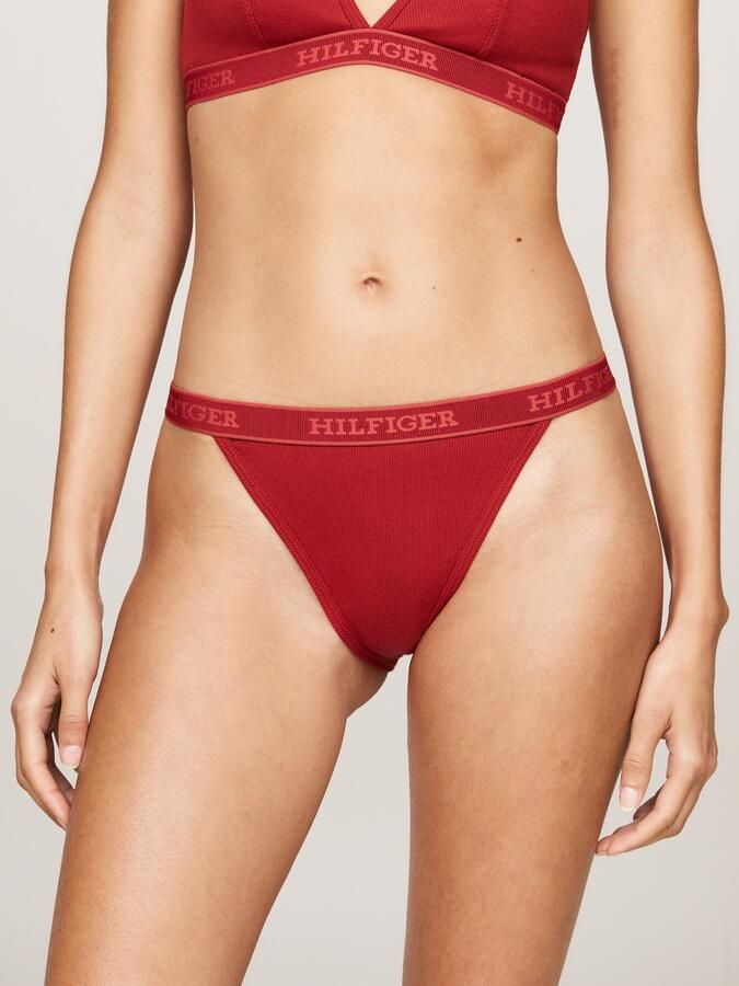 Tommy Hilfiger Underwear Tanga met logoband - Foto 5