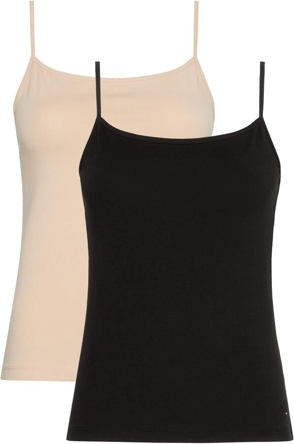 Tommy Hilfiger Underwear Top met spaghettibandjes 2 PACK CAMI met geborduurd logo (set 2 stuks) - Foto 6