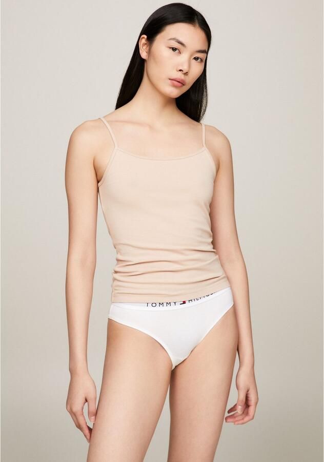 Tommy Hilfiger Underwear Top met spaghettibandjes 2 PACK CAMI met geborduurd logo (set 2 stuks) - Foto 2