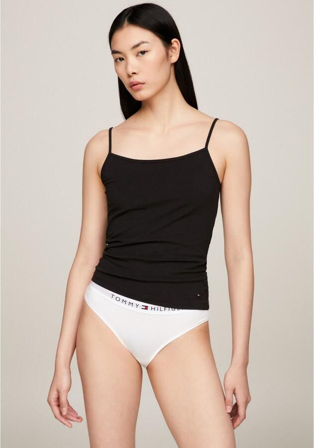 Tommy Hilfiger Underwear Top met spaghettibandjes 2 PACK CAMI met geborduurd logo (set 2 stuks) - Foto 3
