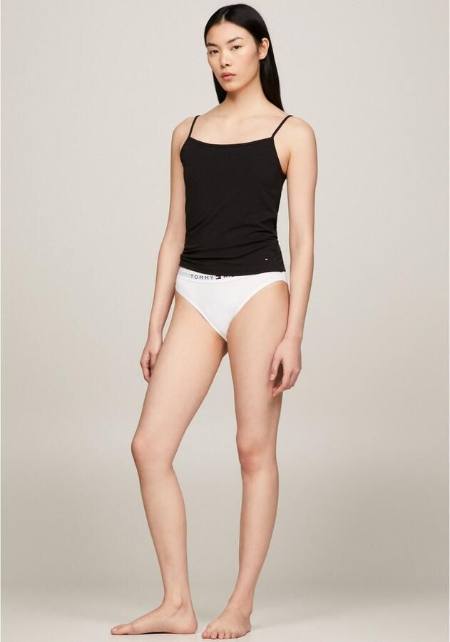 Tommy Hilfiger Underwear Top met spaghettibandjes 2 PACK CAMI met geborduurd logo (set 2 stuks) - Foto 4