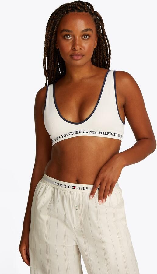 Tommy Hilfiger Underwear Triangel-bh RP TRIANGLE met ribstructuur met logo-opdruk - Foto 8