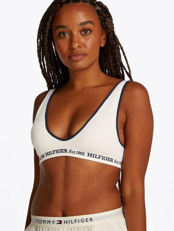 Tommy Hilfiger Underwear Triangel-bh RP TRIANGLE met ribstructuur met logo-opdruk - Foto 4