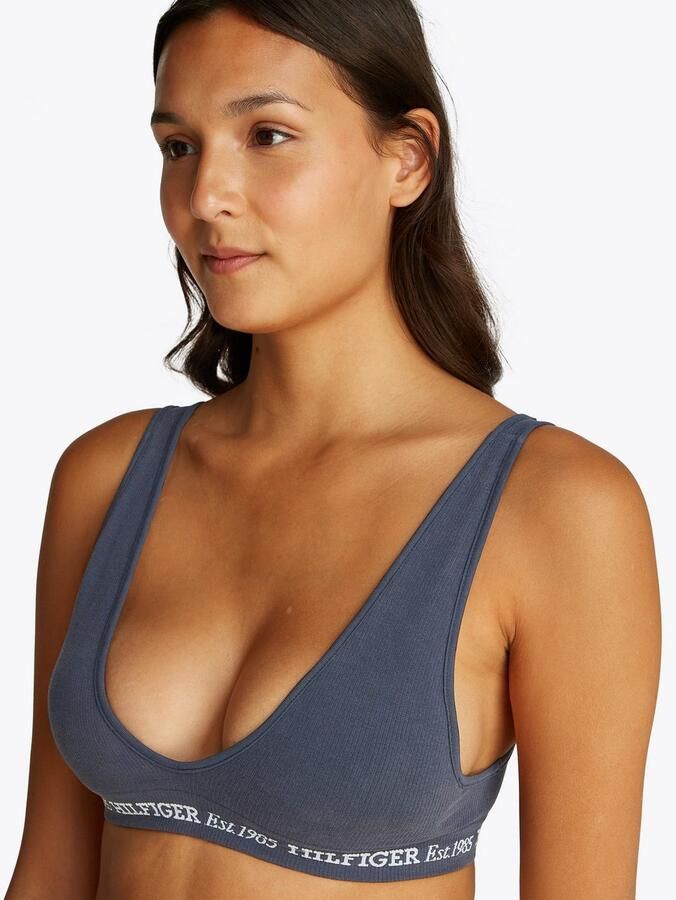 Tommy Hilfiger Underwear Triangel-bh RP TRIANGLE met ribstructuur met logo-opdruk - Foto 4