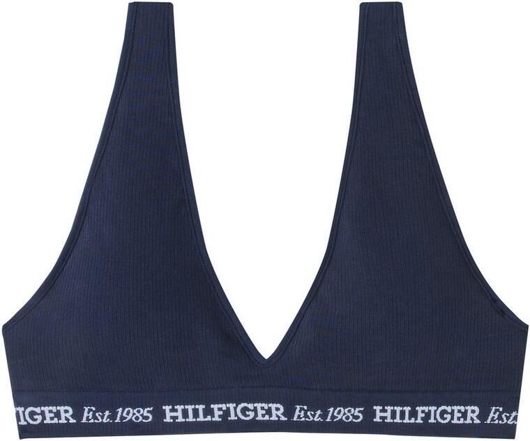 Tommy Hilfiger Underwear Triangel-bh RP TRIANGLE met ribstructuur met logo-opdruk - Foto 6