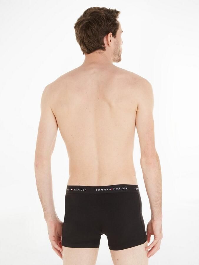 Tommy Hilfiger Underwear Trunk (3-pack) Boxershorts Kleding grey heather black white maat: S beschikbare maaten:S - Foto 3