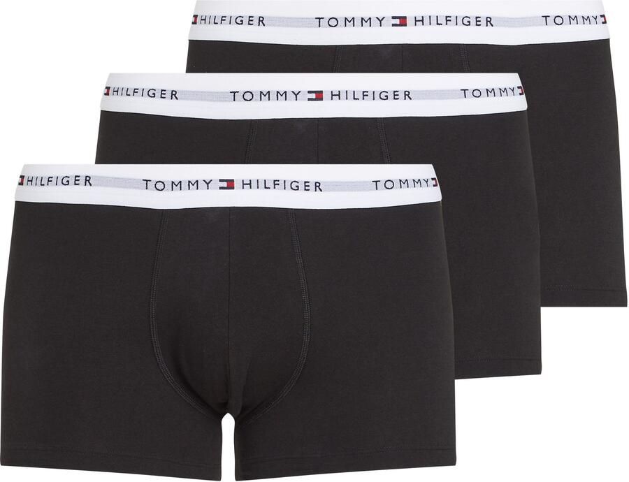 Tommy Hilfiger Underwear Trunk 3 PACK met contrasterende logo-band (3 stuks) - Foto 7