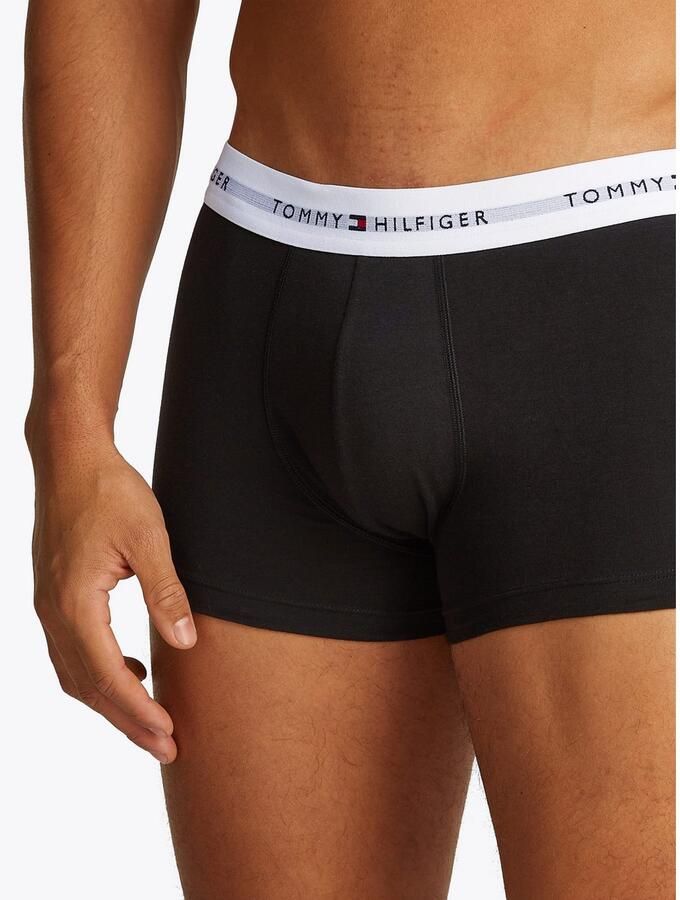 Tommy Hilfiger Underwear Trunk 3 PACK met contrasterende logo-band (3 stuks) - Foto 2