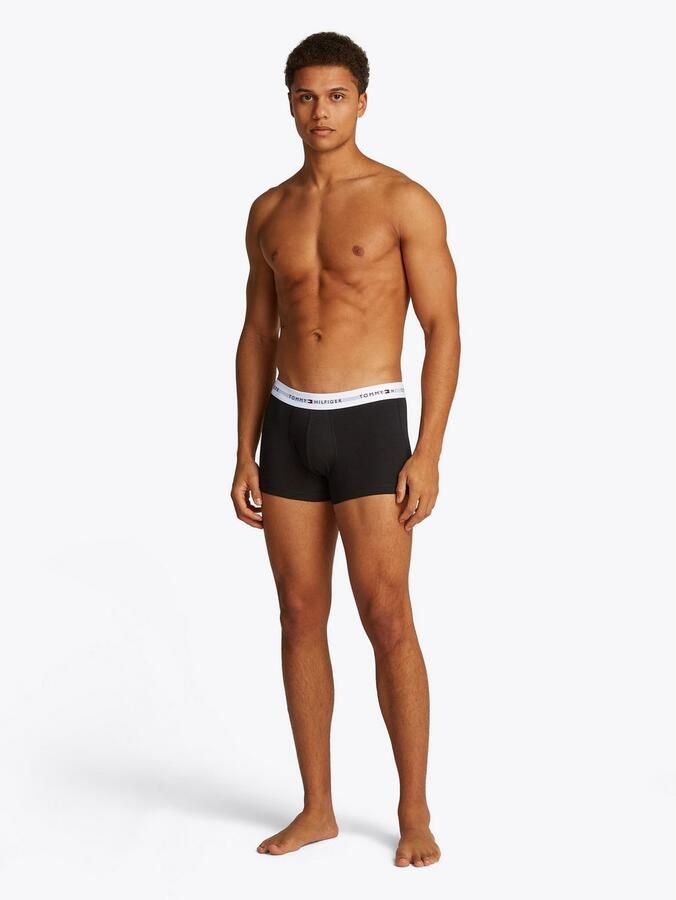 Tommy Hilfiger Underwear Trunk 3 PACK met contrasterende logo-band (3 stuks) - Foto 4