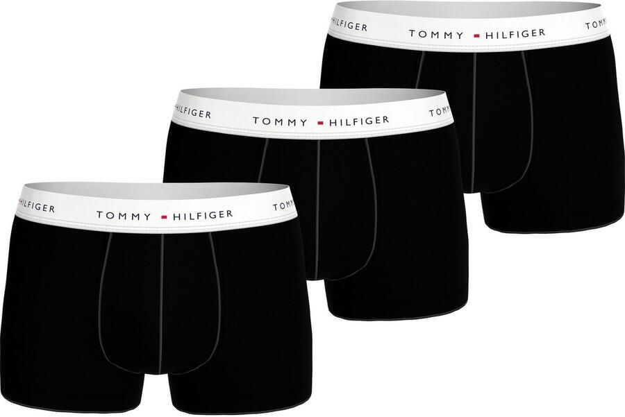 Tommy Hilfiger Underwear Trunk 3 PACK met contrasterende logo-band (3 stuks) - Foto 6