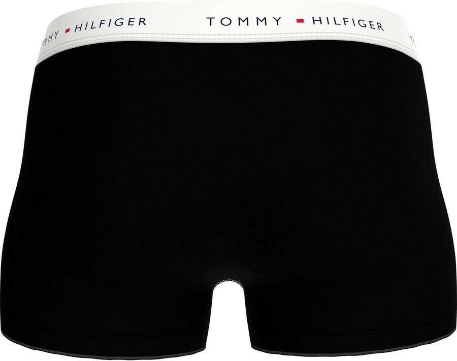 Tommy Hilfiger Underwear Trunk 3 PACK met contrasterende logo-band (3 stuks)