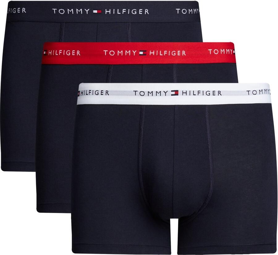 Tommy Hilfiger Underwear Trunk 3 PACK met contrasterende logo-band (3 stuks) - Foto 11