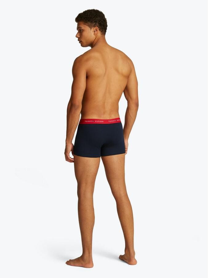 Tommy Hilfiger Underwear Trunk 3 PACK met contrasterende logo-band (3 stuks) - Foto 8