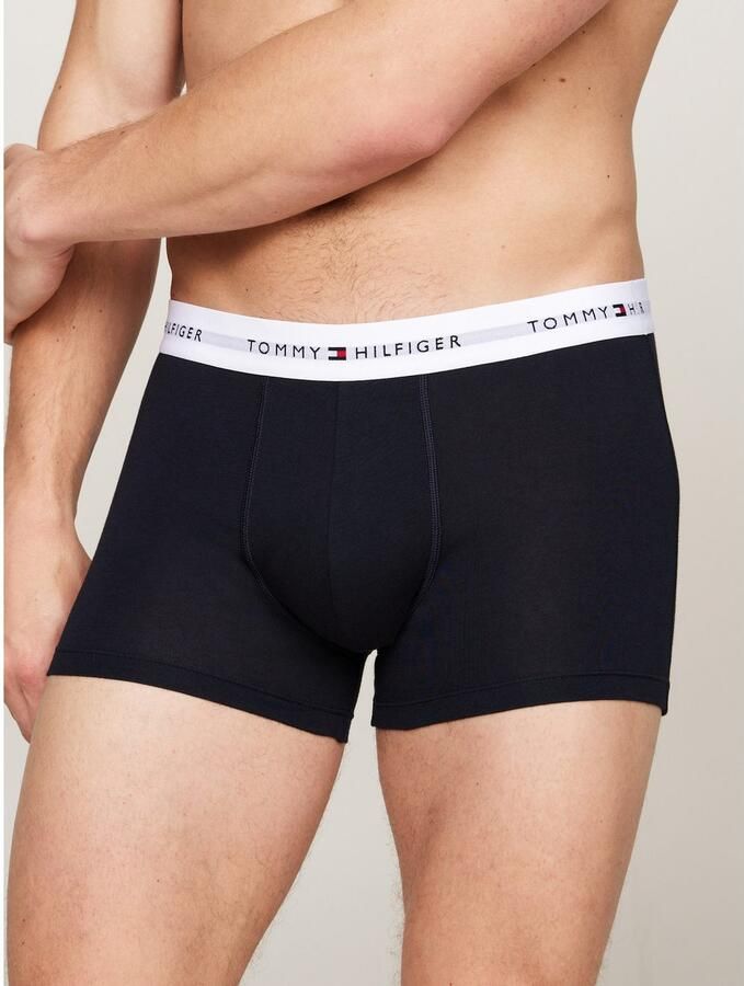 Tommy Hilfiger Underwear Trunk 3 PACK met contrasterende logo-band (3 stuks) - Foto 6