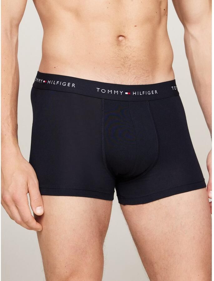 Tommy Hilfiger Underwear Trunk 3 PACK met contrasterende logo-band (3 stuks) - Foto 2