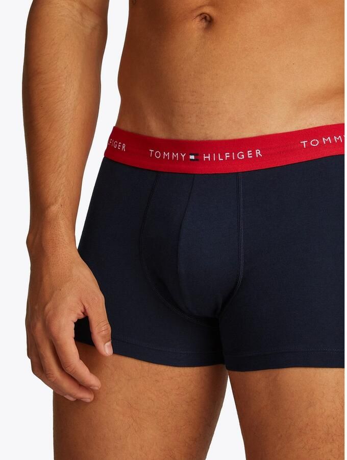 Tommy Hilfiger Underwear Trunk 3 PACK met contrasterende logo-band (3 stuks) - Foto 5