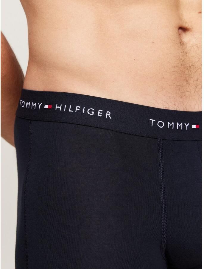 Tommy Hilfiger Underwear Trunk 3 PACK met contrasterende logo-band (3 stuks) - Foto 3