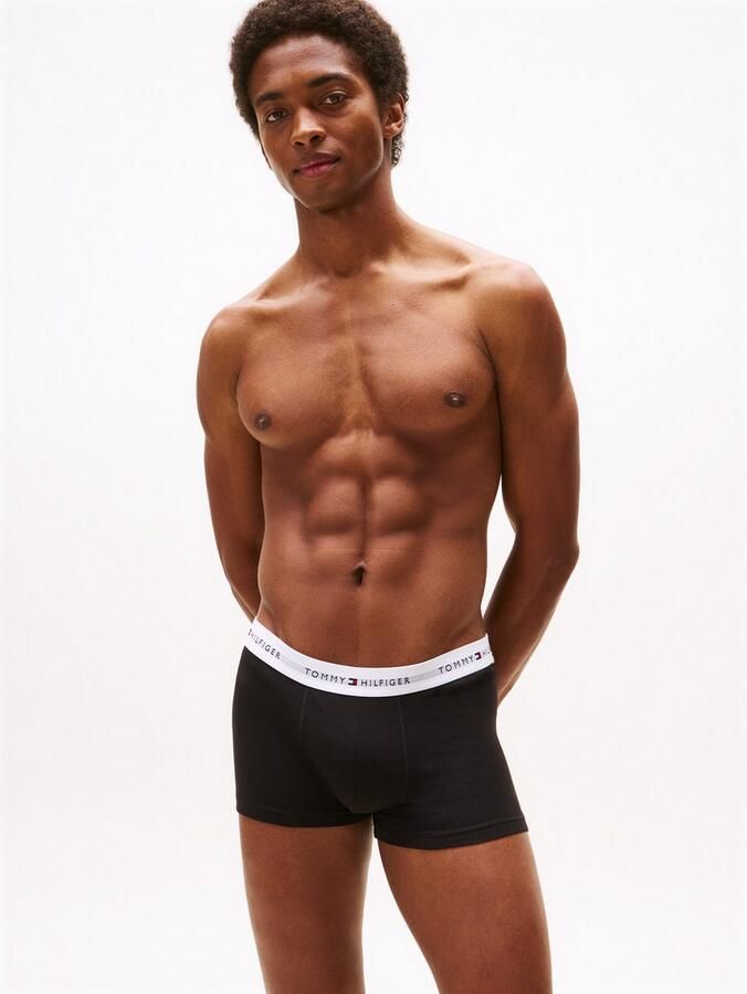 Tommy Hilfiger Underwear Trunk 3P TRUNK met een logo-opschrift (3 stuks) - Foto 2