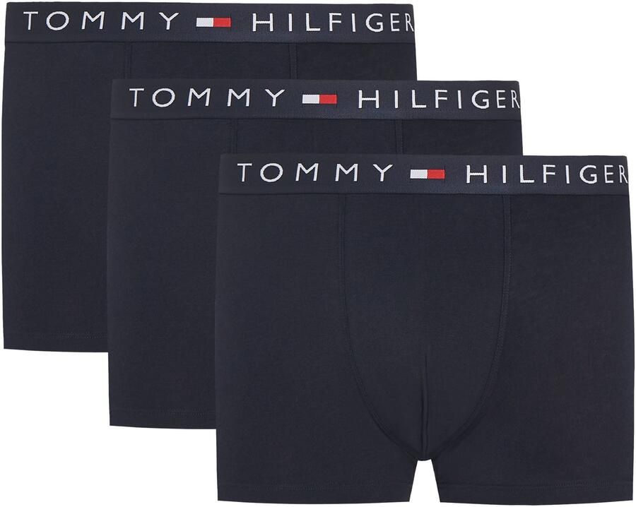 Tommy Hilfiger Underwear Trunk 3P TRUNK met tommy hilfiger logo-opschrift (3 stuks) - Foto 12
