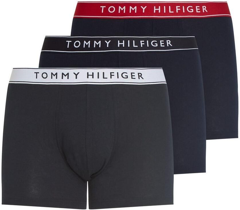 Tommy Hilfiger Underwear Trunk 3P TRUNK WB met logoband (3 stuks) - Foto 3