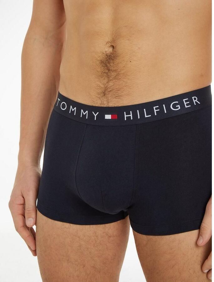 Tommy Hilfiger Boxershort met elastische band met label in een set van 3 stuks
