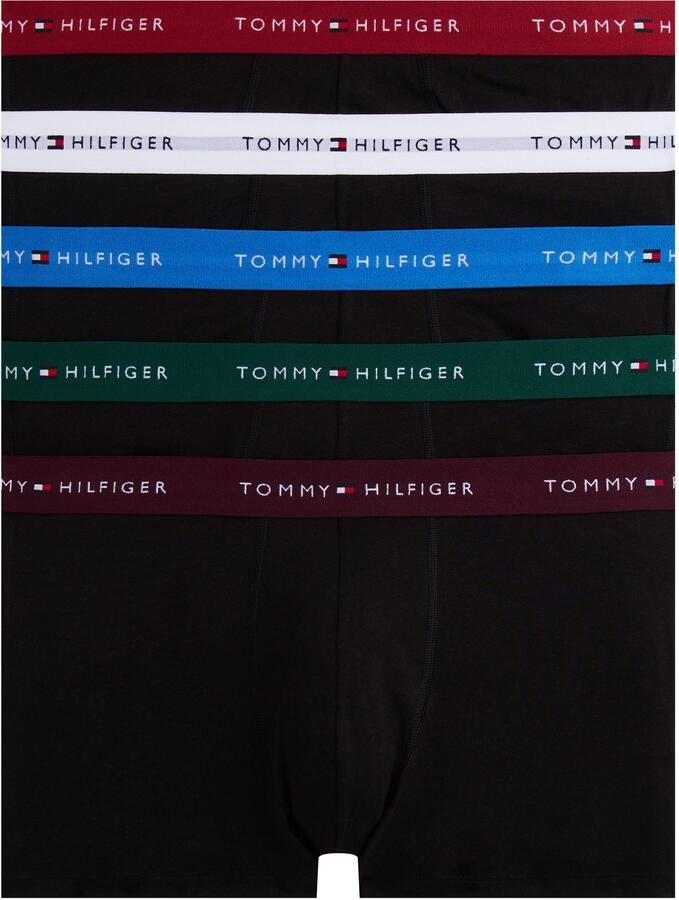 Tommy Hilfiger Underwear Trunk 5P TRUNK WB met tommy hilfiger logo-elastische tailleband signature collectie (set 5 stuks 5er) - Foto 6