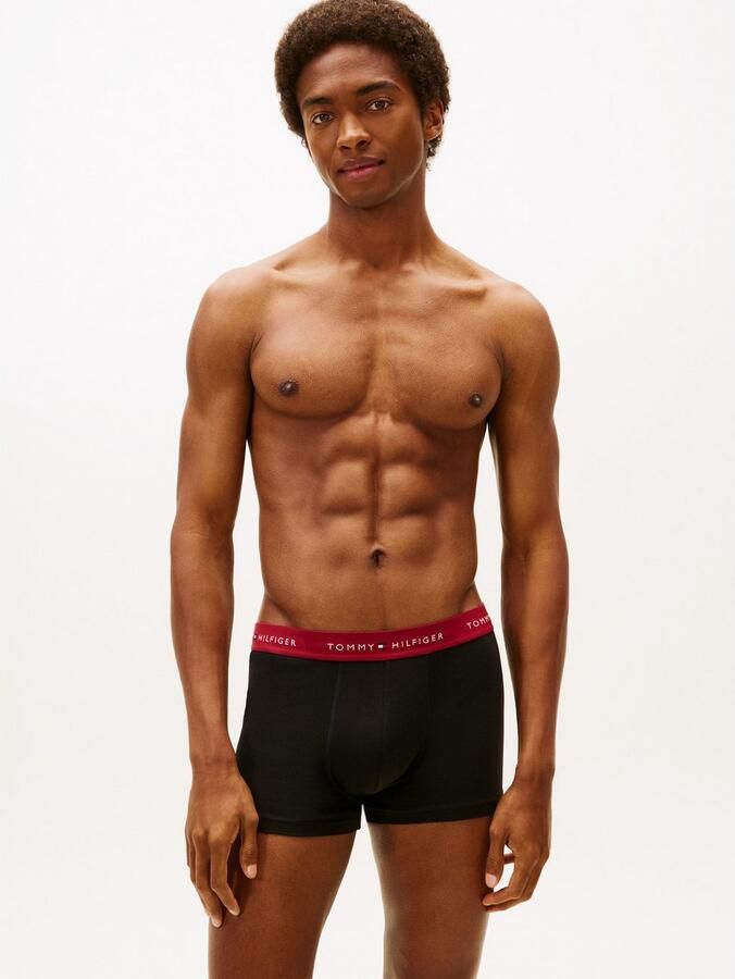 Tommy Hilfiger Underwear Trunk 5P TRUNK WB met tommy hilfiger logo-elastische tailleband signature collectie (set 5 stuks 5er) - Foto 3