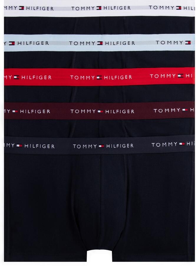 Tommy Hilfiger Underwear Trunk 5P TRUNK WB met tommy hilfiger logo-elastische tailleband signature collectie (set 5 stuks 5er) - Foto 5
