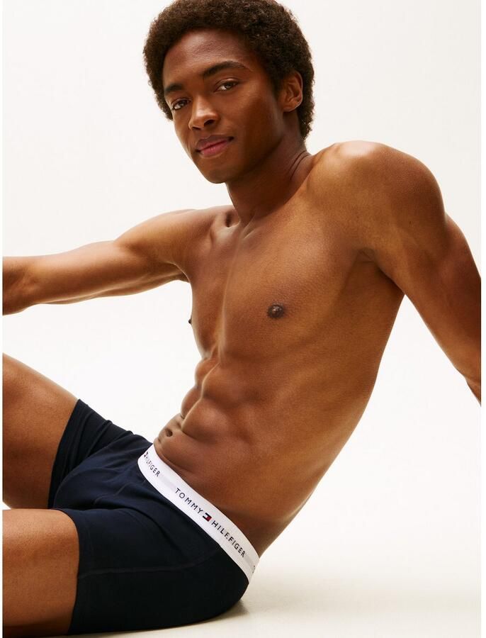 Tommy Hilfiger Underwear Trunk 5P TRUNK WB met tommy hilfiger logo-elastische tailleband signature collectie (set 5 stuks 5er)