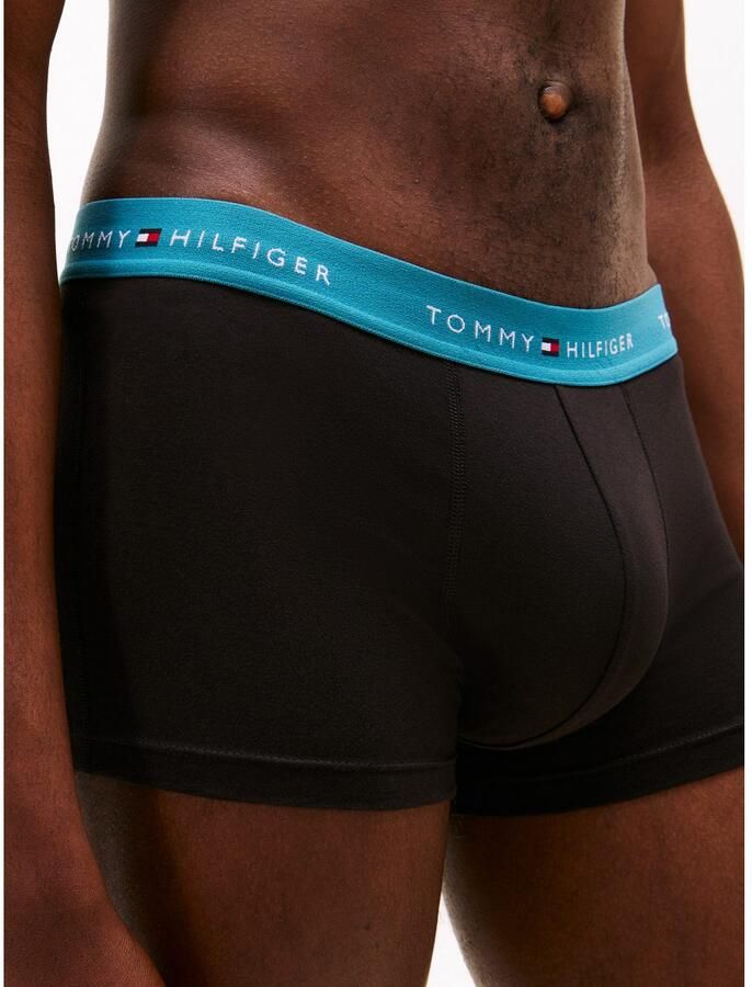 Tommy Hilfiger Underwear Trunk 5P TRUNK WB met tommy hilfiger logo-elastische tailleband signature collectie (set 5 stuks 5er)
