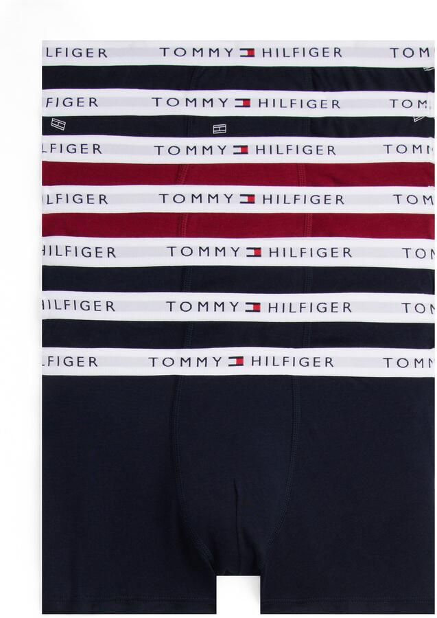 Tommy Hilfiger Underwear Trunk 7PK TRUNK PRINT met logo-stretchband (set 7 stuks 7er) - Foto 2