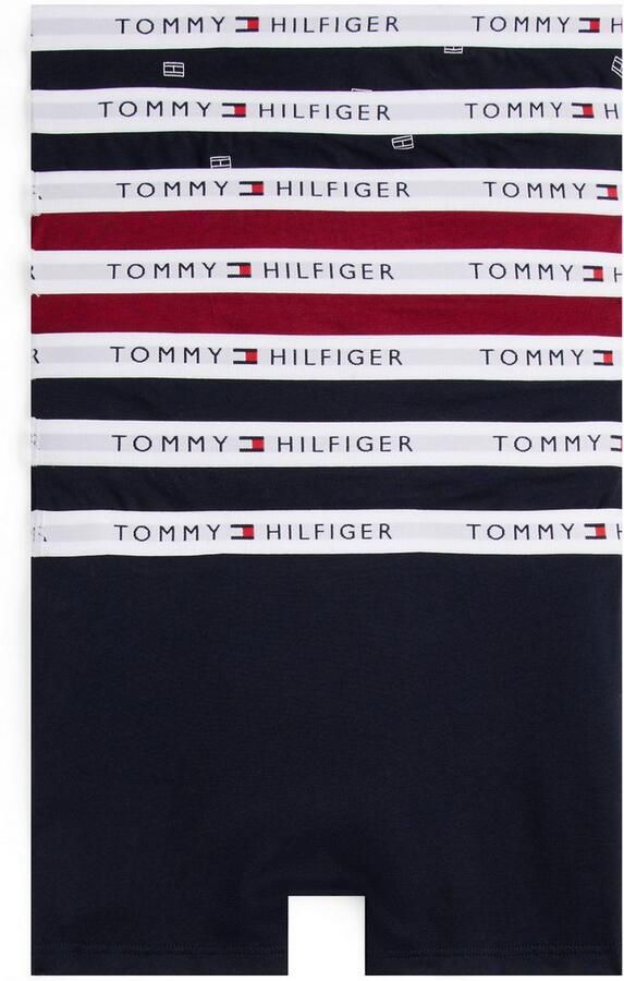 Tommy Hilfiger Underwear Trunk 7PK TRUNK PRINT met logo-stretchband (set 7 stuks 7er)