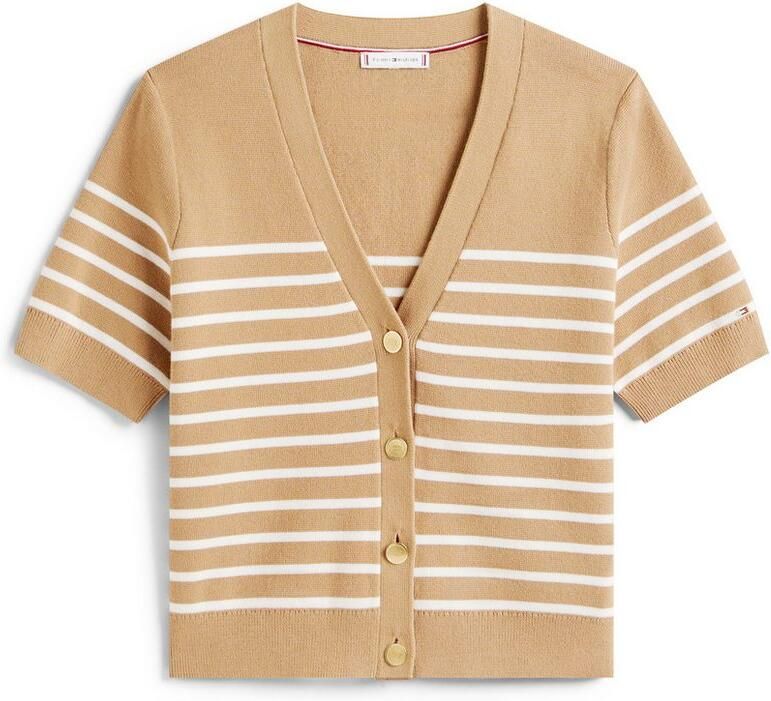 Tommy Hilfiger Vest CO JERSEY MID GG GOLD BTN CARDI - Foto 4