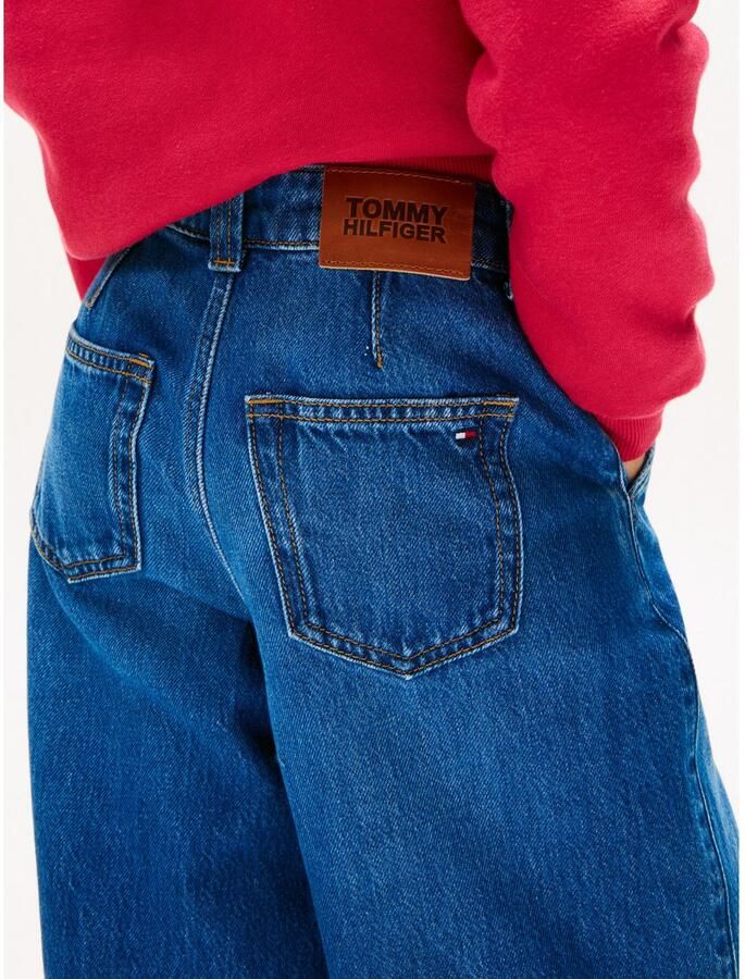 Tommy Hilfiger Wijde jeans MABEL PLEATS Kinderen tot 16 jaar