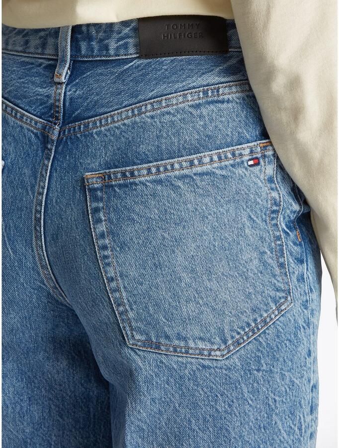 Tommy Hilfiger Wijde jeans WIDE LEG HW LOU met logo-badge met nagels met persplooien - Foto 2