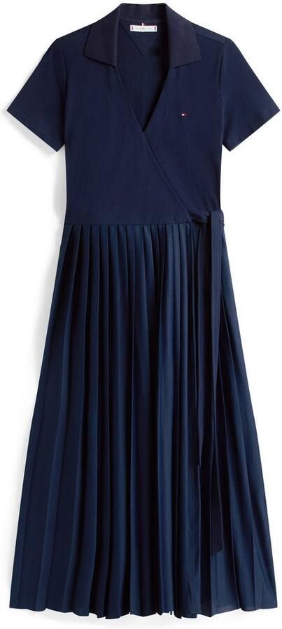 Tommy Hilfiger Wikkeljurk 1985 PLEATED WRAP POLO DRS - Foto 3