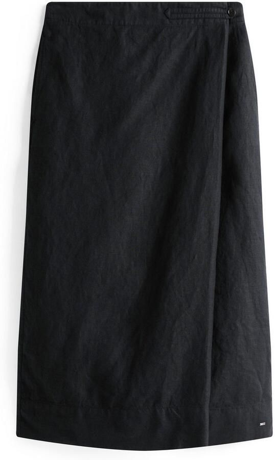 Tommy Hilfiger Wikkelrok ESS LINEN KNEE WRAP SKIRT - Foto 4