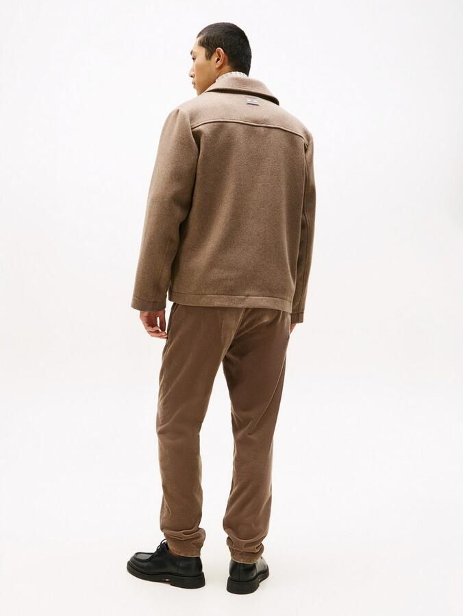 Tommy Hilfiger Wollen jack WOOL JACKET Wollen jas overgangsjas winterjas - Foto 4