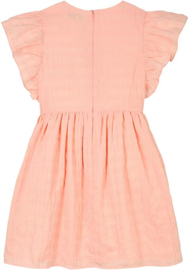 Tommy Hilfiger Zomerjurk TEXTURED COTTON DRESS SS met vleugel mouwen met structuur - Foto 8