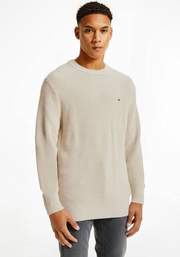 Tommy Hilfiger Trui met ronde hals RIB TEXTURE CREW NECK