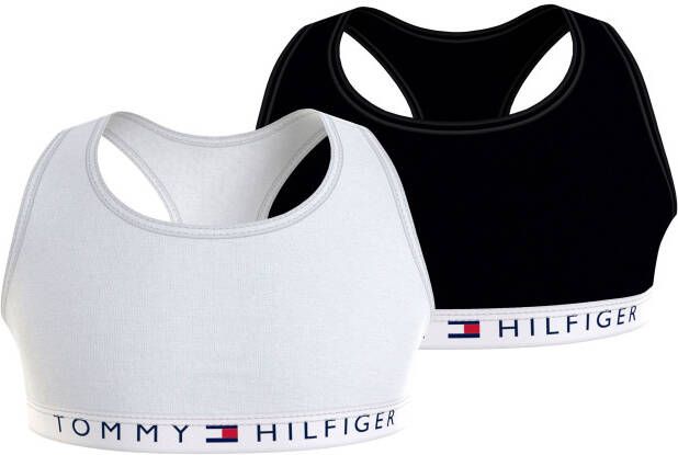Tommy Hilfiger Underwear Bralette 2P BRALETTE met tommy hilfiger-logo-opschrift & merklogo (Set van 2)