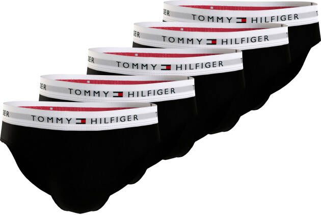 Tommy Hilfiger Underwear Jazz-hipsters 5P BRIEF met elastische band met tommy hilfiger-logo (5 stuks Set van 5)