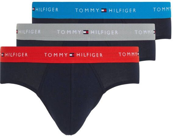 Tommy Hilfiger Underwear Slip 3P BRIEF WB met elastische logo-band (Set van 3)