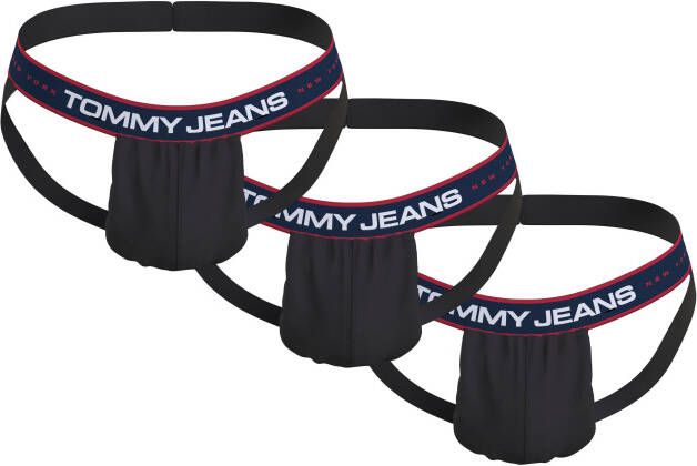 Tommy Jeans Suspensoir met elastische band met logo in een set van 3 stuks model 'NEW YORK'