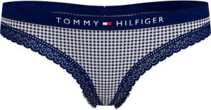 Tommy Hilfiger Underwear String THONG PRINT met logo-opschrift bij de band