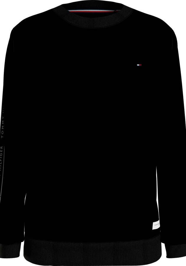 Tommy Hilfiger Underwear Sweatshirt TRACK TOP NOS (EXT SIZES) met geborduurd logo