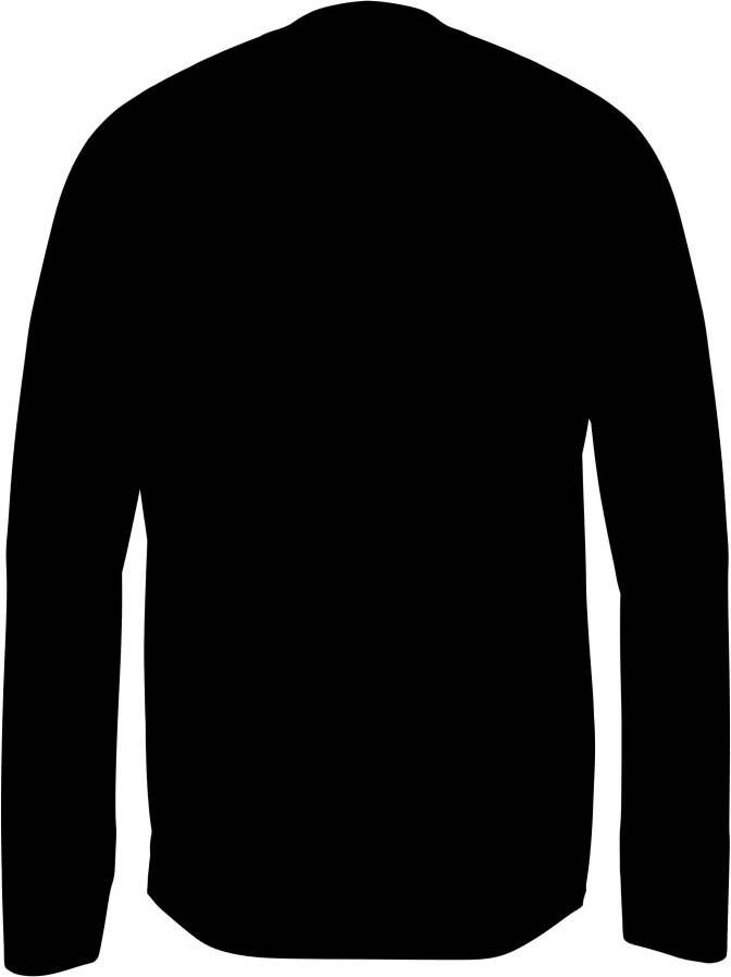 Tommy Hilfiger Shirt met lange mouwen en labelstitching in een set van 3 stuks
