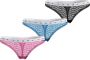 Tommy Hilfiger Underwear Tanga met logo op de tailleband (set 3 stuks Set van 3) - Thumbnail 2