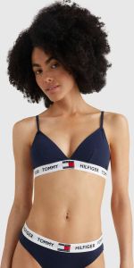 Tommy Hilfiger Underwear Triangel-bh PADDED TRIANGLE BRA met tommy hilfiger logo-opschrift & flag op de elastische tape